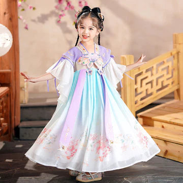 Step into playful elegance with Playful Bubbles Kids Hanfu – a collection that transcends clothing to foster cultural connection, imaginative play, and creative expression for your little ones.