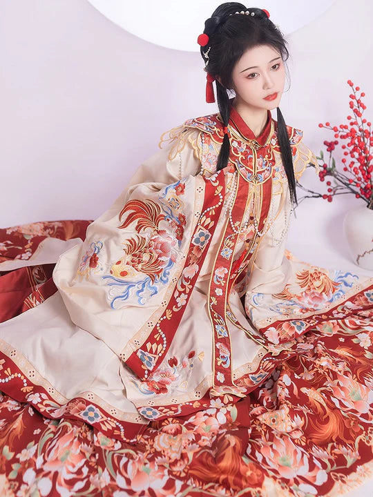 Immerse yourself in the regal elegance of Moon Hanfu&