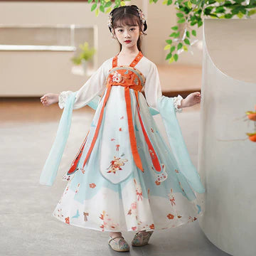 Step into blissful elegance with Blissful Blossom Kids Hanfu – a collection that transcends clothing to foster cultural connection, imaginative play, and creative expression for your little ones.