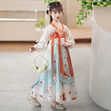 Step into blissful elegance with Blissful Blossom Kids Hanfu – a collection that transcends clothing to foster cultural connection, imaginative play, and creative expression for your little ones.