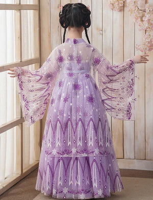 Step into sparkling splendor with Sparkling Splendor Kids Hanfu – a collection that transcends clothing to foster cultural connection, imaginative play, and creative expression for your little ones.