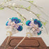 Shell Blue Chinese Hairpin - A stylish and elegant accessory for your hair, inspired by Chinese tradition and adorned with beautiful blue shells.