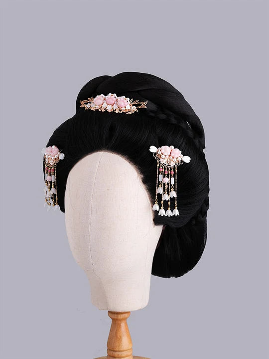 Moon Hanfu Hair Accessories Collection - Elevate your style with our exquisite collection of Traditional Chinese Style hair accessories. From hairpins to tassels, each piece is crafted to enhance your appearance. Discover the perfect adornments to express your unique elegance.