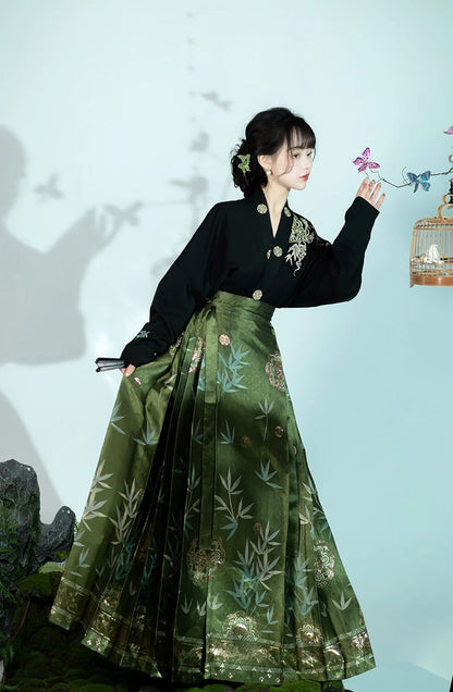 Elevate your style with our Modern Hanfu, Bailey—an enchanting fusion of tradition and contemporary allure. This captivating ensemble pays homage to cultural heritage while embodying the chic sophistication of the modern era. Step into timeless elegance with the Bailey Modern Hanfu, making a statement that seamlessly blends the richness of the past with the elegance of today for a uniquely refined look.