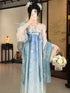 Tang-style embroidered Hanfu set styling image