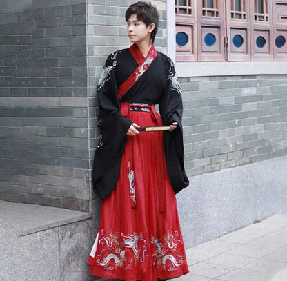 Experience harmony with the Harmony Melody Jiaoling Ruqun, a melodious addition to Moon Hanfu&