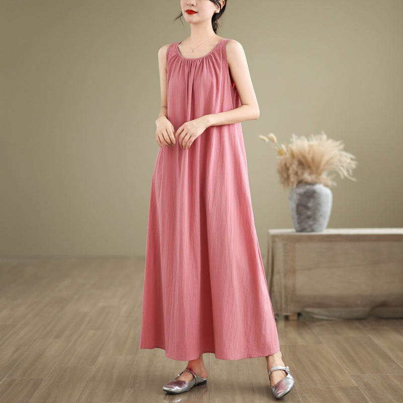 Sleeveless A-line Oversize Dress