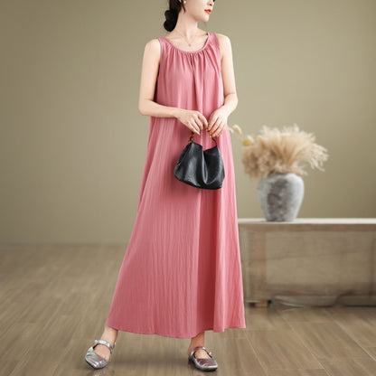 Sleeveless A-line Oversize Dress