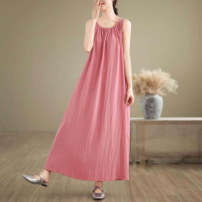 Sleeveless A-line Oversize Dress