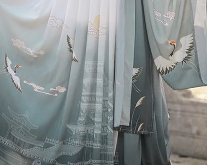 Step into elegance with the Exquisite Pinia Jiaoling Ruqun, a captivating addition to Moon Hanfu&